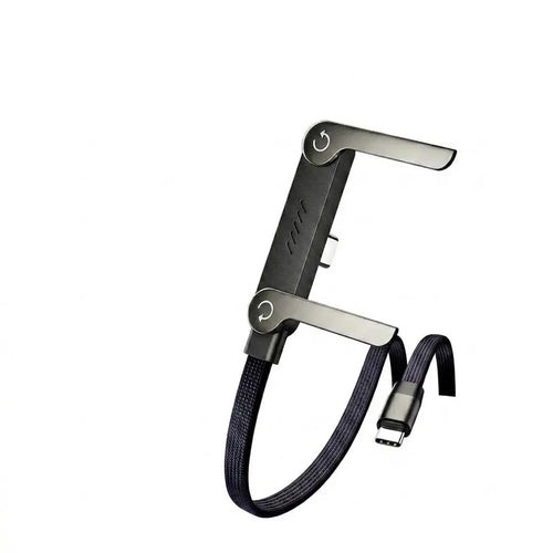 FlexCharge™ 240W USB-C Charging Cable with Hidden Kickstand - Portable Magnetic Wireless Charger