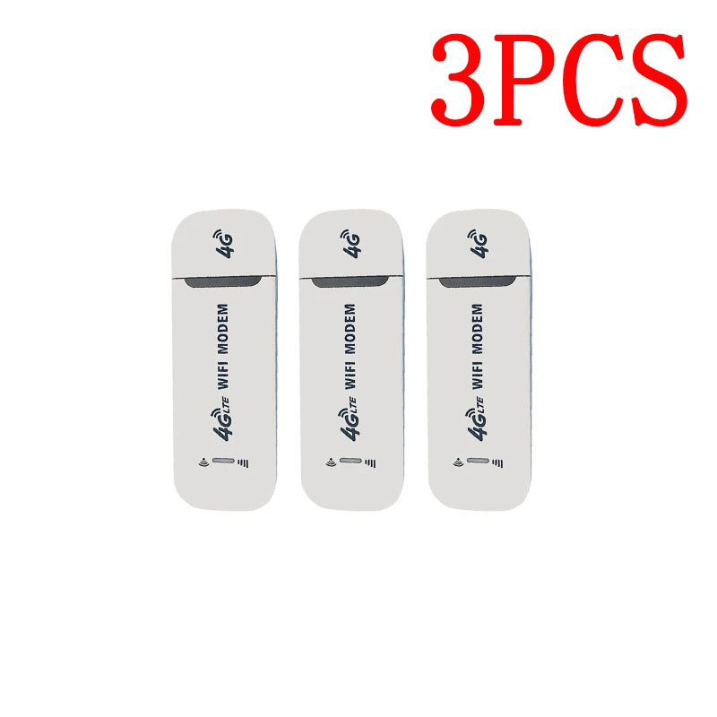 4G LTE Wireless USB Dongle Mobile Broadband 150Mbps Modem Stick Sim Card Wireless Router USB 150Mbps Modem Stick for Home Office