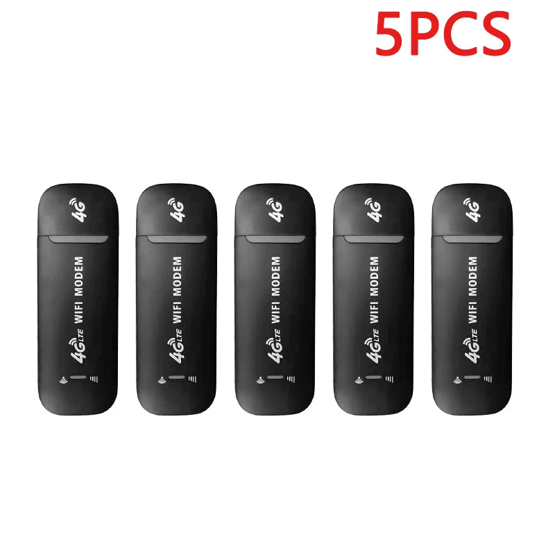 4G LTE Wireless USB Dongle Mobile Broadband 150Mbps Modem Stick Sim Card Wireless Router USB 150Mbps Modem Stick for Home Office