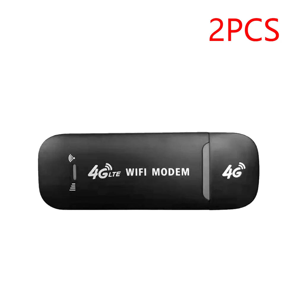 4G LTE Wireless USB Dongle Mobile Broadband 150Mbps Modem Stick Sim Card Wireless Router USB 150Mbps Modem Stick for Home Office
